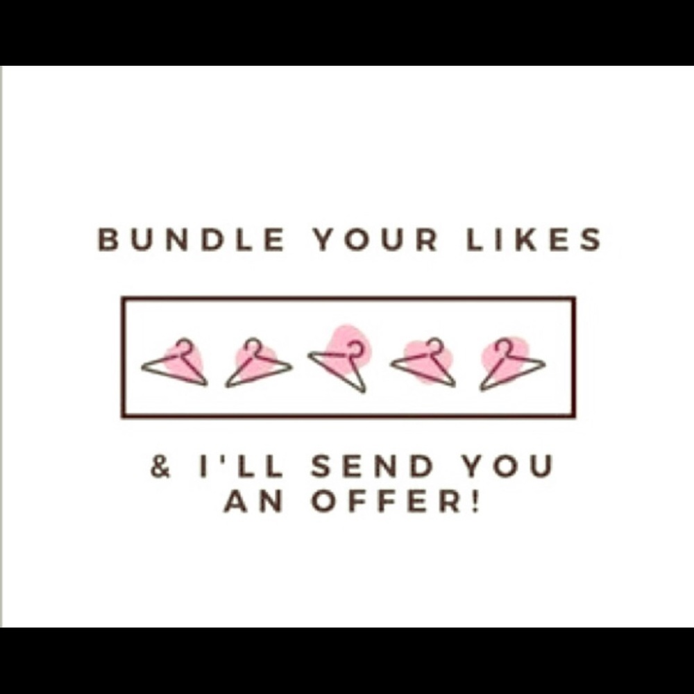 I'm open to offers and bundles!
